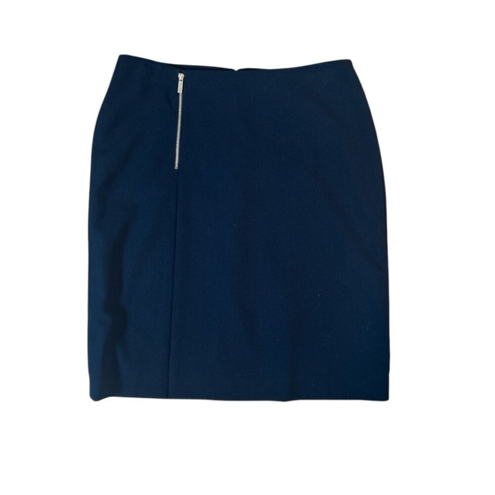 Calvin Klein Black Skirt with Gold Zipper Size 2